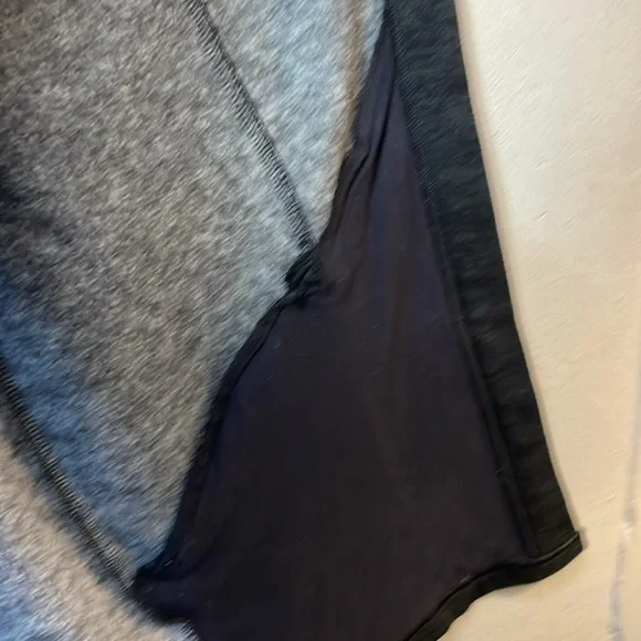 Zella Black Cross-over Collar Oversized Athletic Jacket M. #0023 - Picture 11 of 16